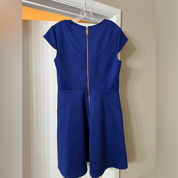 Ted Baker London Blue fit and flare size 4 (uk) or 10-12 (us) large. - Picture 5 of 5